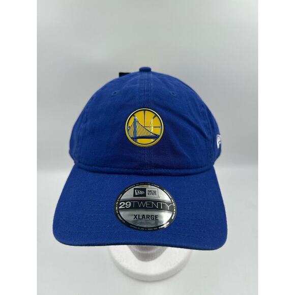 New Era Other - Golden State Warriors Hat New Era 29Twenty Fitted On Court Cap XL NBA Blue